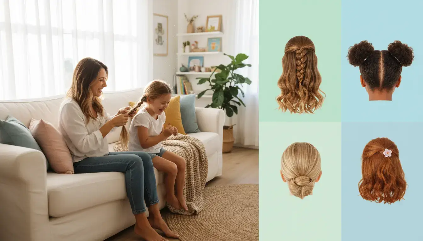 Kids Hair Play | Hair Play Ideas for Kids at Home: Fun DIY Braids, Buns, and Styles to Try Between Salon Visits